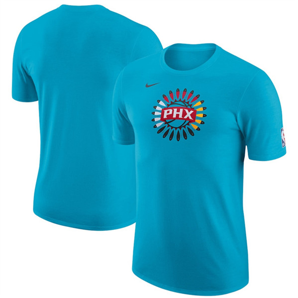 Men's Phoenix Suns Blue 2022/23 City Edition Essential Warmup T-Shirt